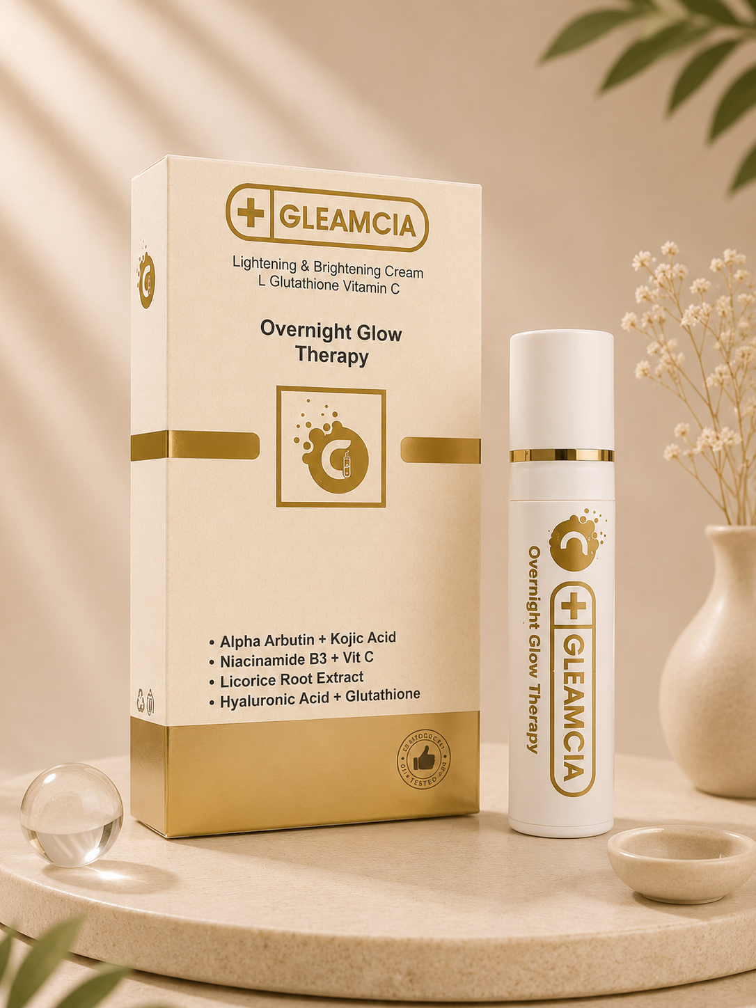 Gleamcia Overnight Glow Therapy Night Cream 30gm